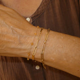 November Citrine Birthstone Bracelet