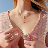 Make A Wish Breast Cancer Awareness Pink Pearl Necklace