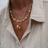 Pearls and Friends Beaded Gem Necklace