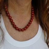Red Jasper Beaded Necklace/ Limited Edition Archives