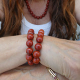 Red Jasper Stretch Bracelet