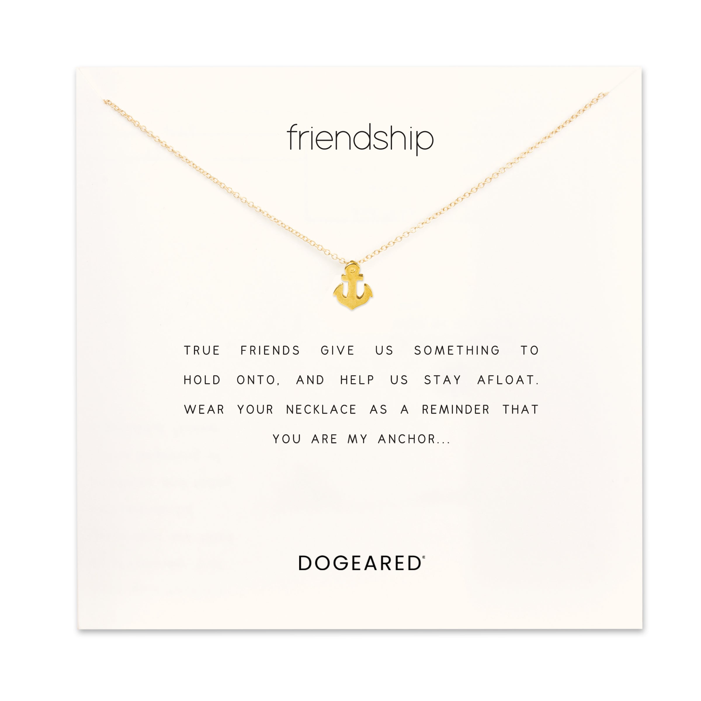 Friendship anchor necklace - Dogeared