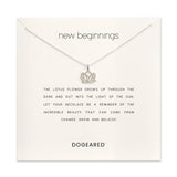 New beginnings lotus necklace - Dogeared