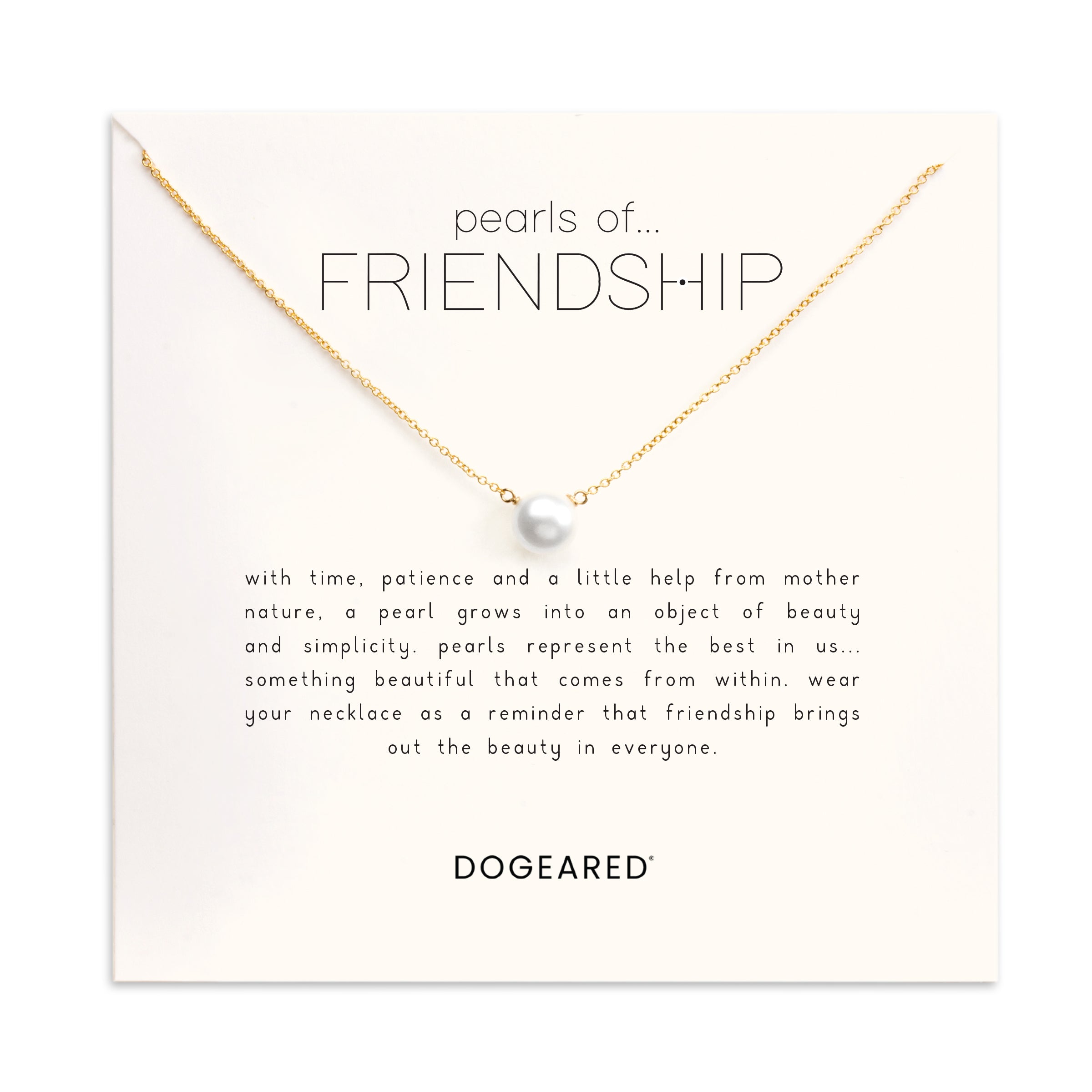 Pearls of friendship large white pearl necklace - Dogeared