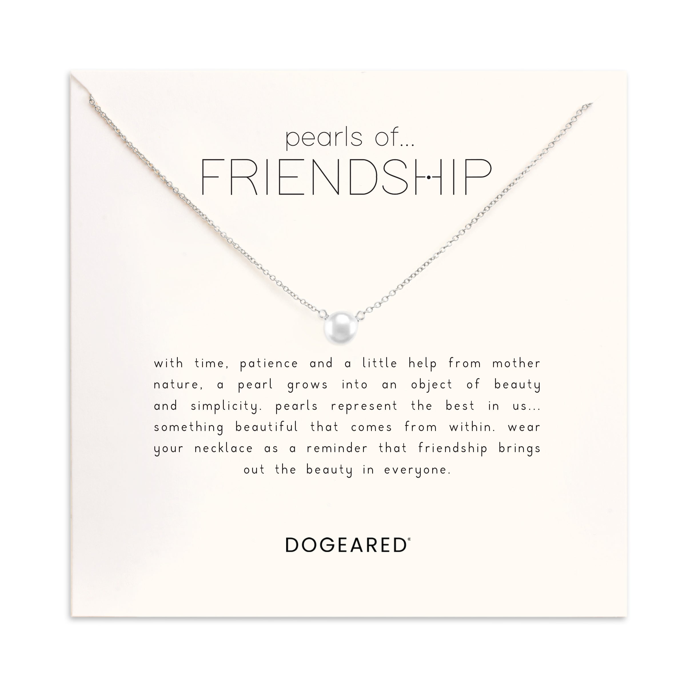 Pearls of friendship small white pearl necklace - Dogeared
