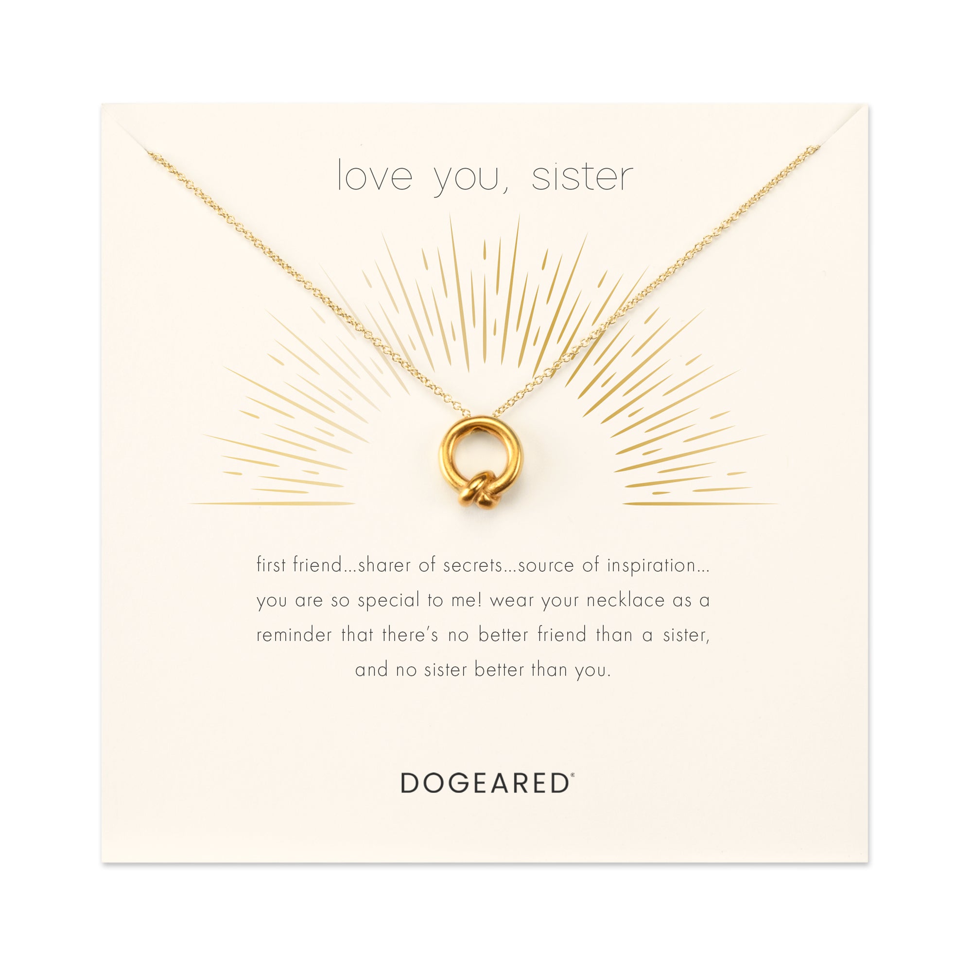 Love you sister necklace - Dogeared