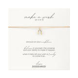 Wishbone Charm Make A Wish Necklace