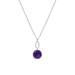 February Birthstone Amethyst Necklace