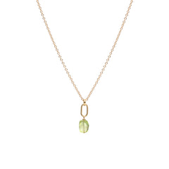 August Birthstone Peridot Necklace