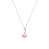 October Birthstone Pink Opal Necklace
