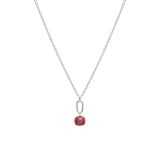 July Birthstone Ruby Necklace
