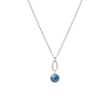 September Birthstone Sapphire Necklace