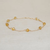 November Citrine Birthstone Bracelet