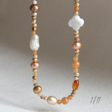 Joshua Tree Beaded Gem Necklace