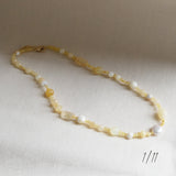 Pearls and Friends Beaded Gem Necklace