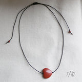 Sideways Heart Cord Necklace Limited Edition Archives