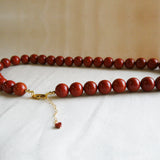 Red Jasper Beaded Necklace/ Limited Edition Archives