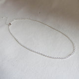 Rolo Chain Necklace Sterling Silver