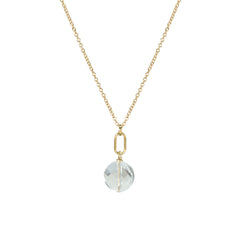 April Birthstone Crystal Necklace