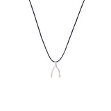 Wishbone Charm Make A Wish Necklace