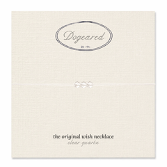 April Birthstone Wish Necklace – Gold Filled – crystal birthstone on wish card