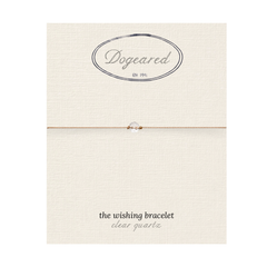 April Birthstone Wishing Bracelet – Gold Filled – crystal birthstone bracelet on wish card