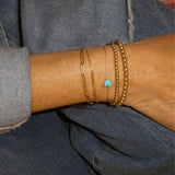 Turq Howlite Heart Cord Bracelet- Limited Edition/Archives