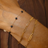 September Sapphire Birthstone Bracelet