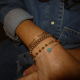 Turquoise Heart Cord Bracelet- Limited Edition/Archives