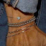 Amazonite Heart Cord Bracelet- Limited Edition/Archives
