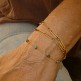 December Turquoise Birthstone Bracelet