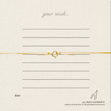 The Original Wish Necklace Sideways Heart - Dogeared