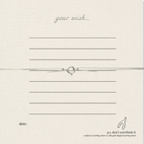 The Original Wish Necklace Sideways Heart - Dogeared
