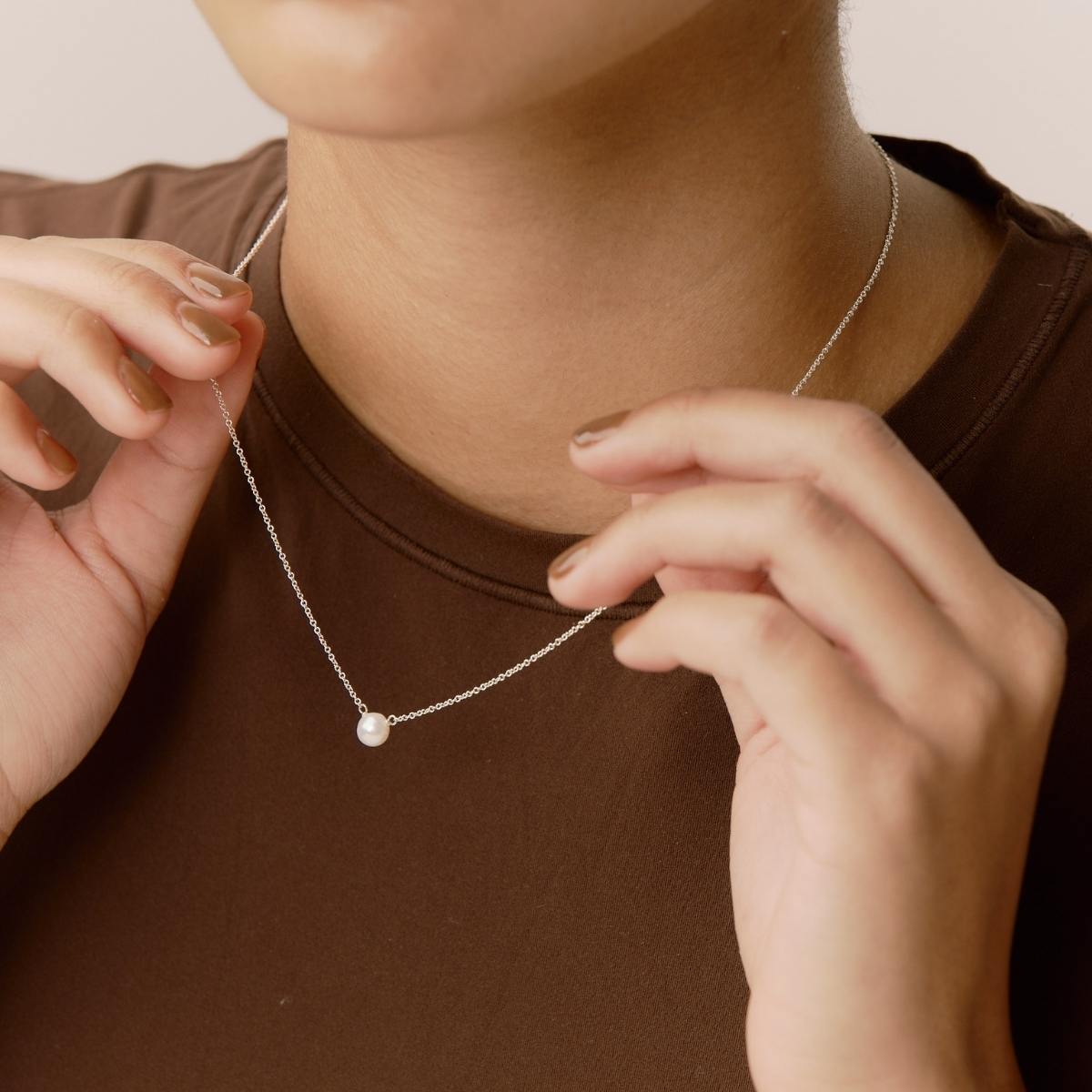 Pearls Of Love Small White Pearl Necklace - Dogeared