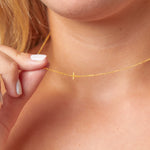 Faith sideways cross necklace - Dogeared