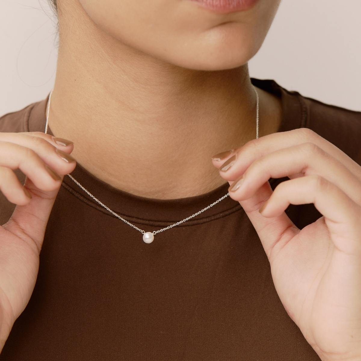 Pearls Of Love Small White Pearl Necklace - Dogeared