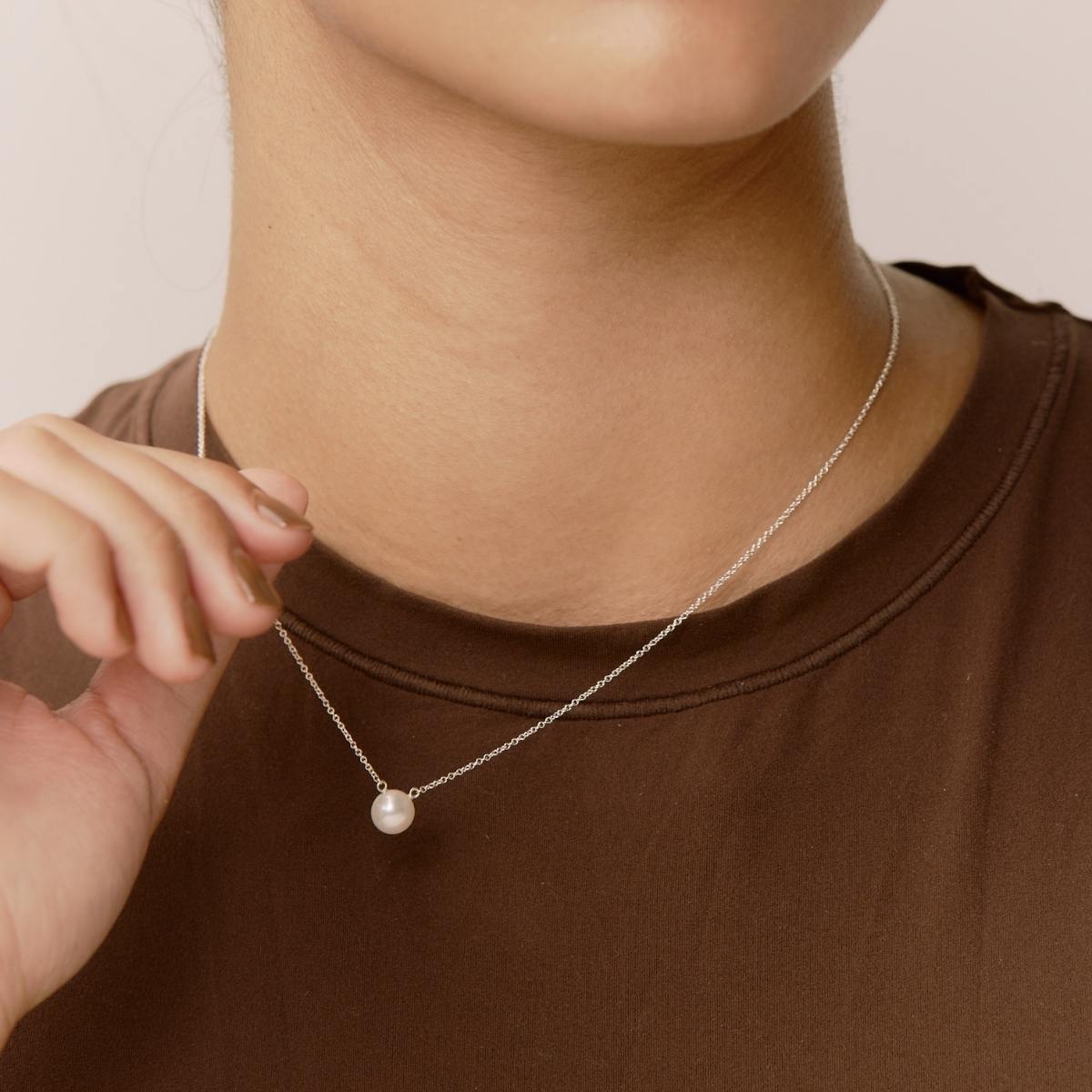 Pearls Of Happiness Large White Pearl Necklace - Dogeared