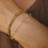 April Crystal Birthstone Bracelet