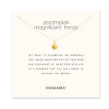 Accomplish Magnificent Things Starburst Necklace