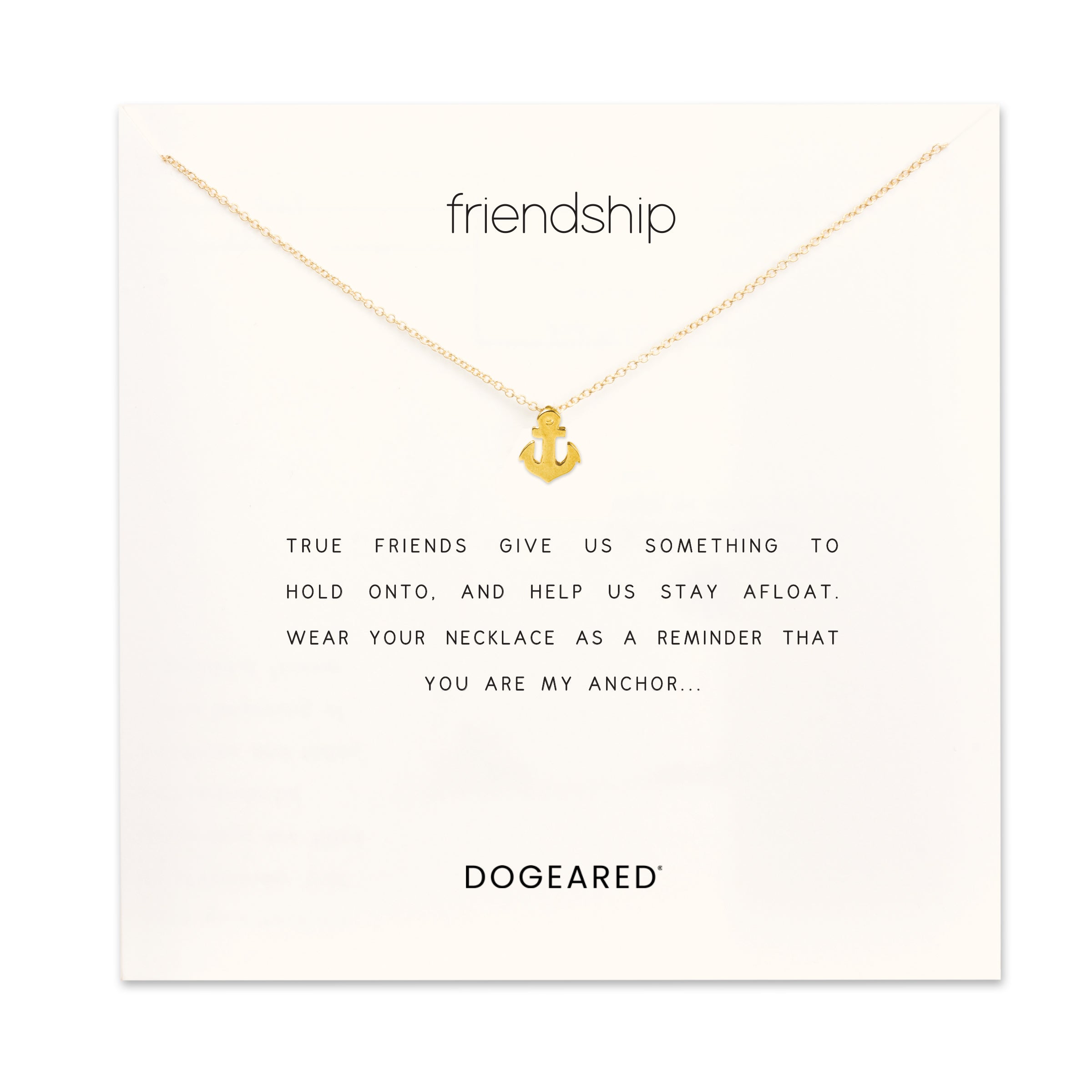 Friendship Anchor Charm Necklace | Dogeared