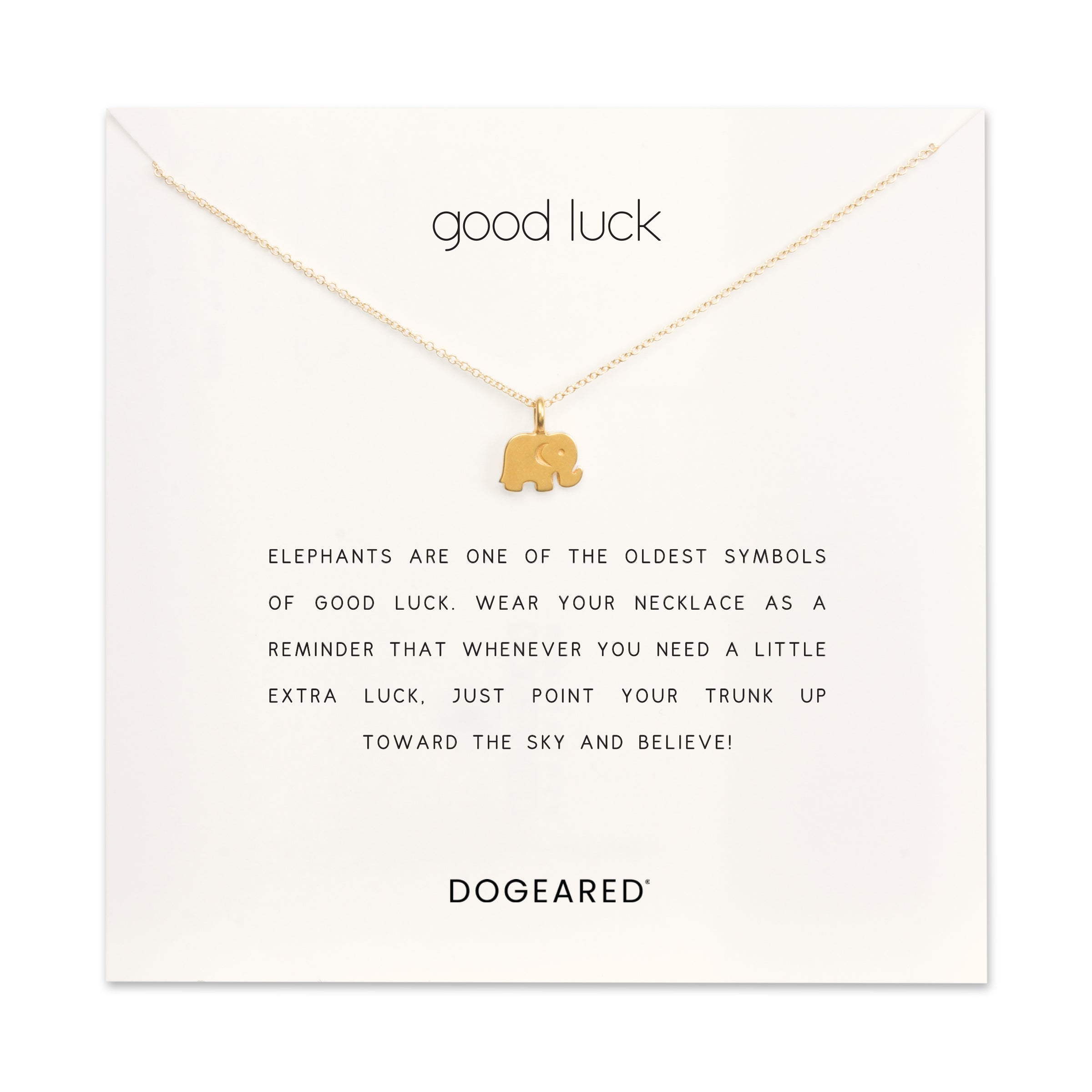 Good luck elephant necklace - Dogeared