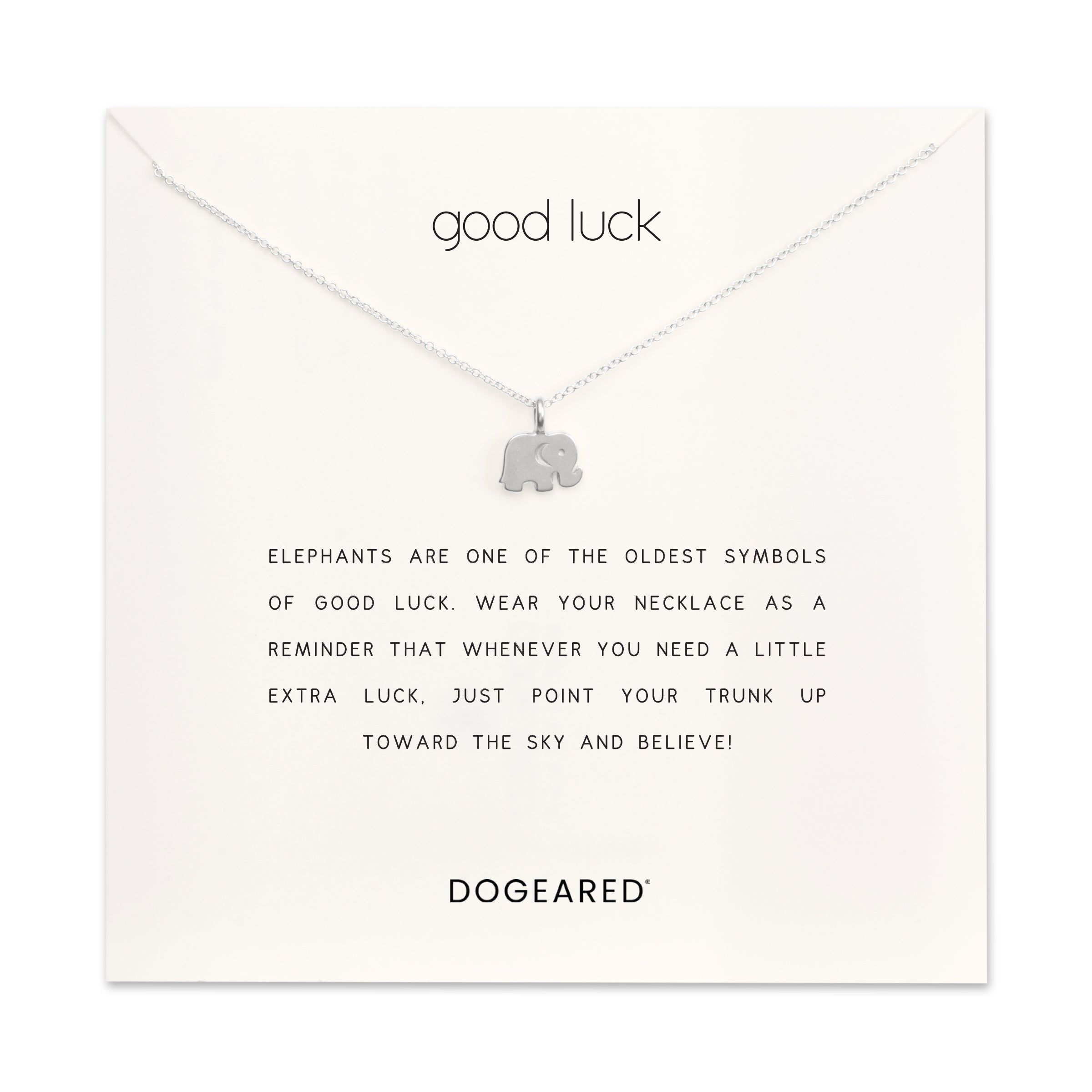 Good luck elephant necklace - Dogeared