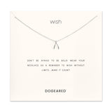 Make A Wish Wishbone Charm Necklace