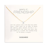 Pearls of friendship small white pearl necklace - Dogeared