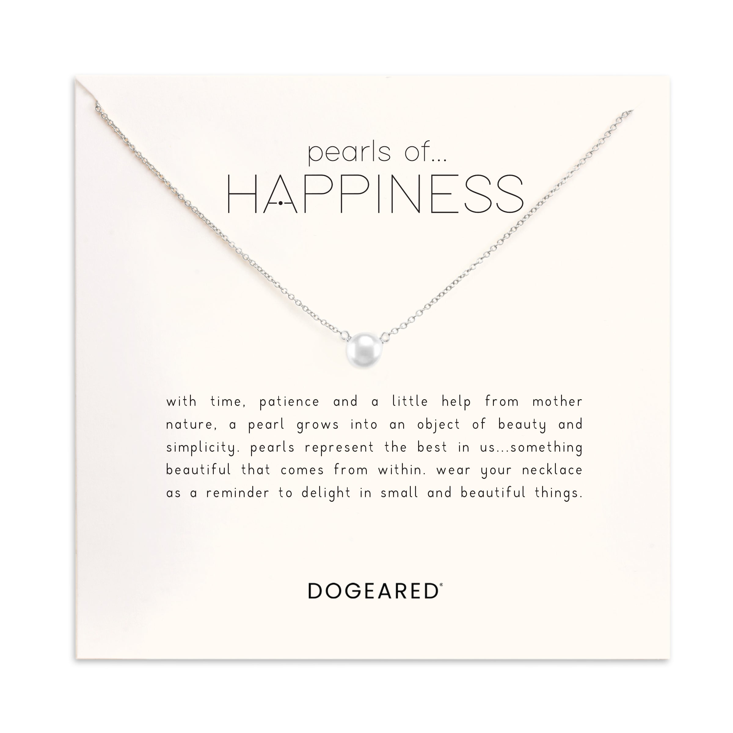 Pearls of happiness small white pearl necklace - Dogeared