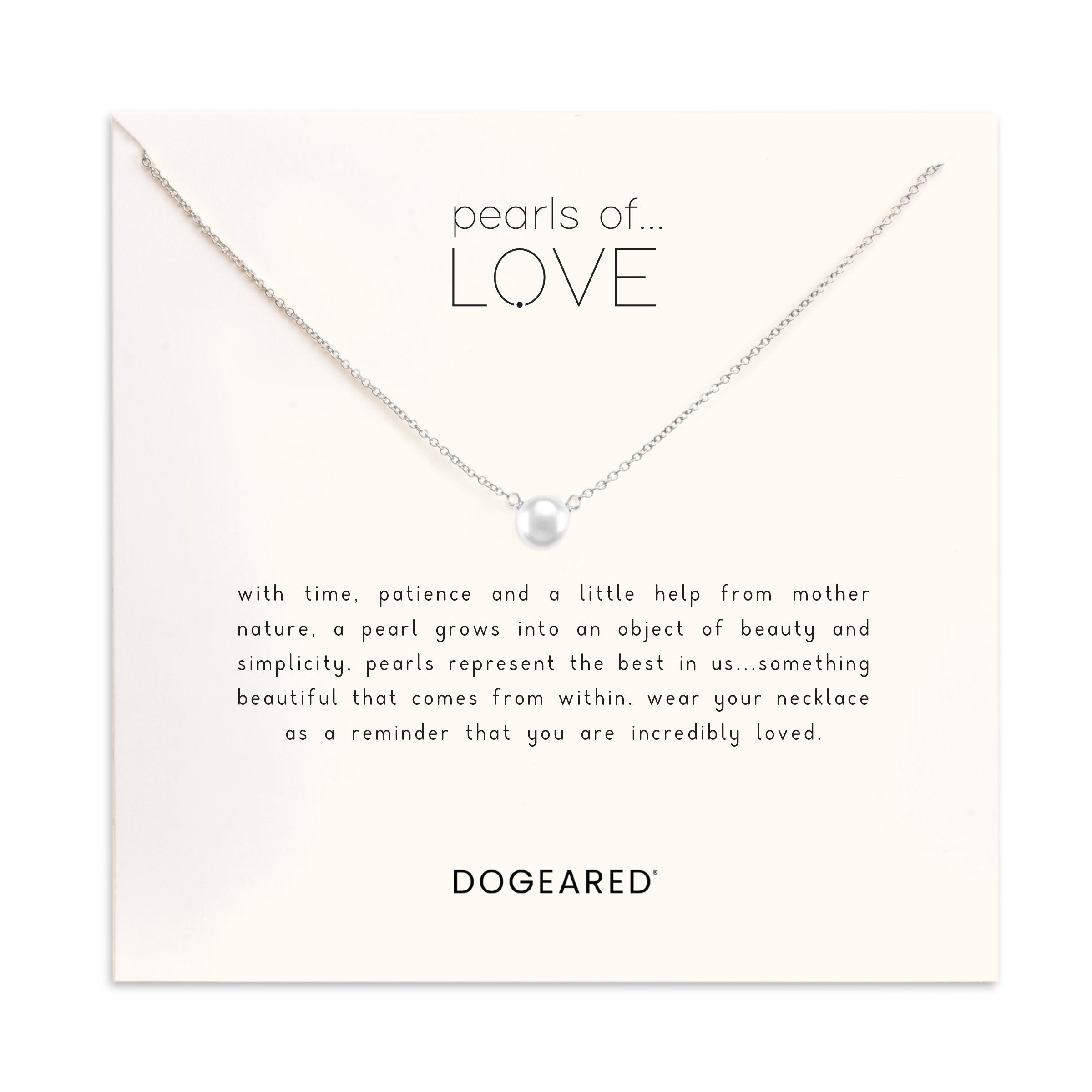 Pearls of love small white pearl necklace - Dogeared