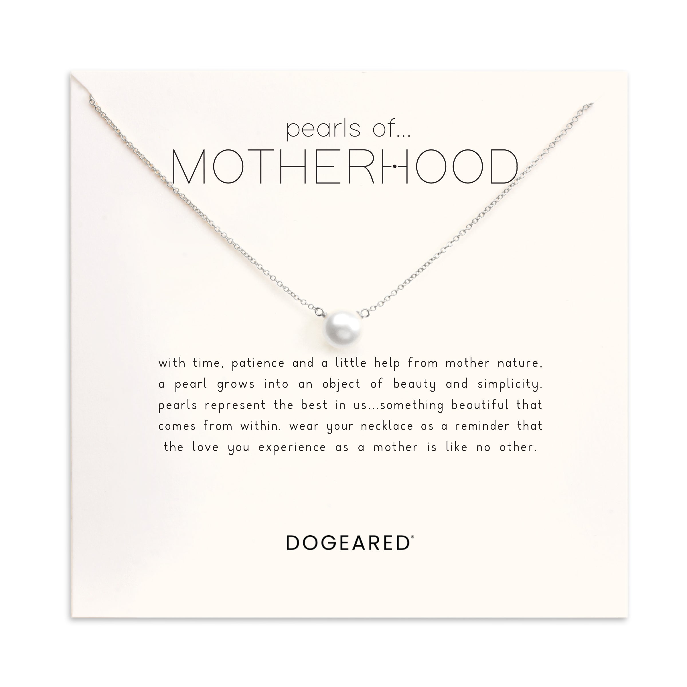 Pearls of motherhood large white pearl necklace - Dogeared