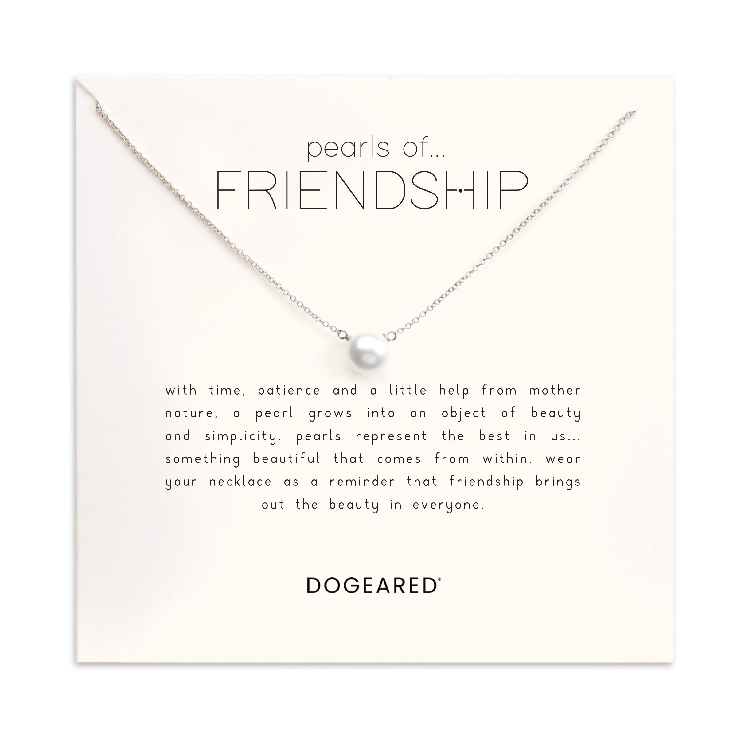 Pearls of friendship large white pearl necklace - Dogeared