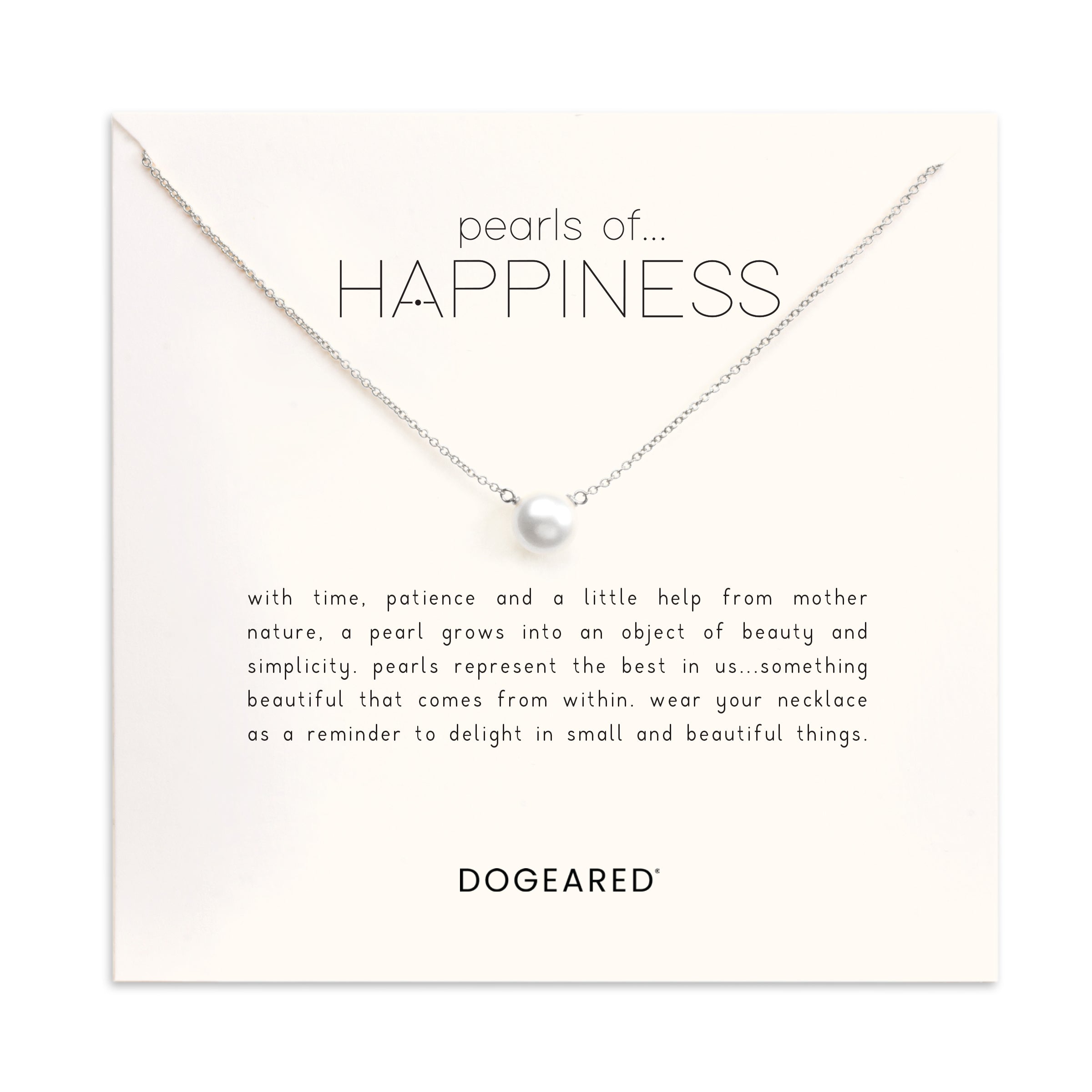 Pearls of happiness large white pearl necklace - Dogeared
