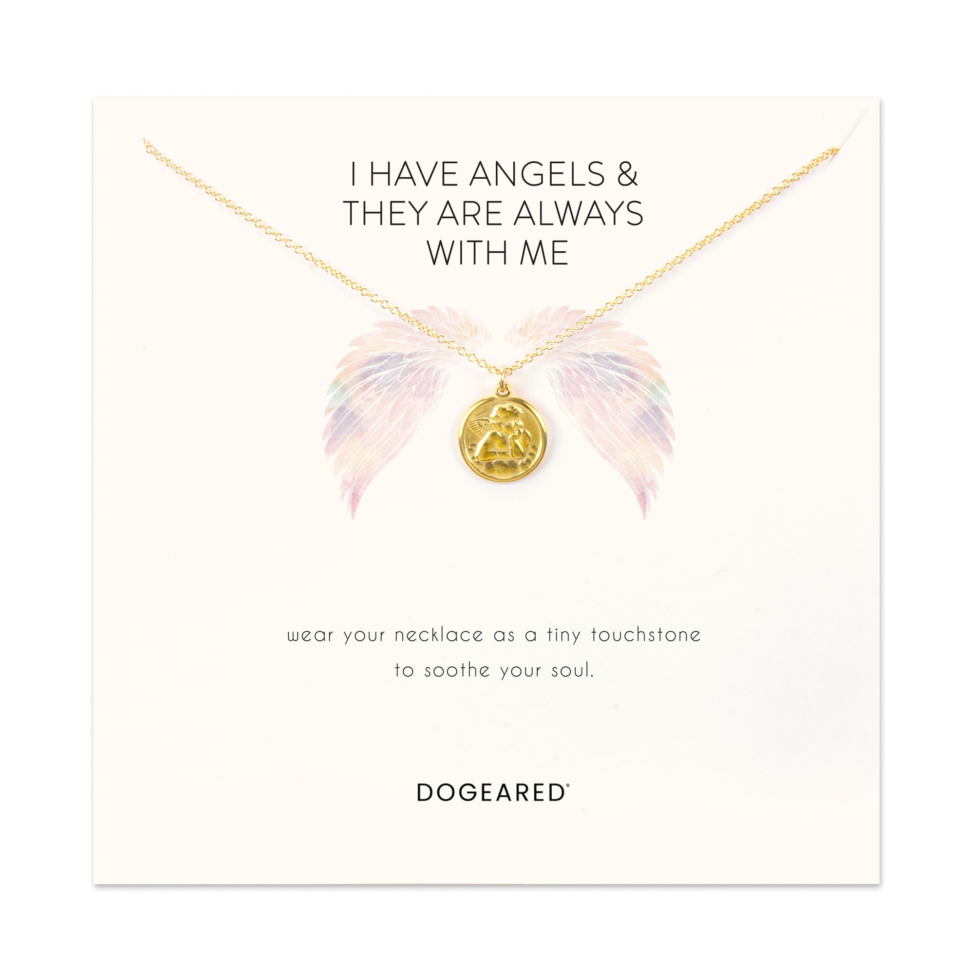 I have angels mini angel coin necklace - Dogeared